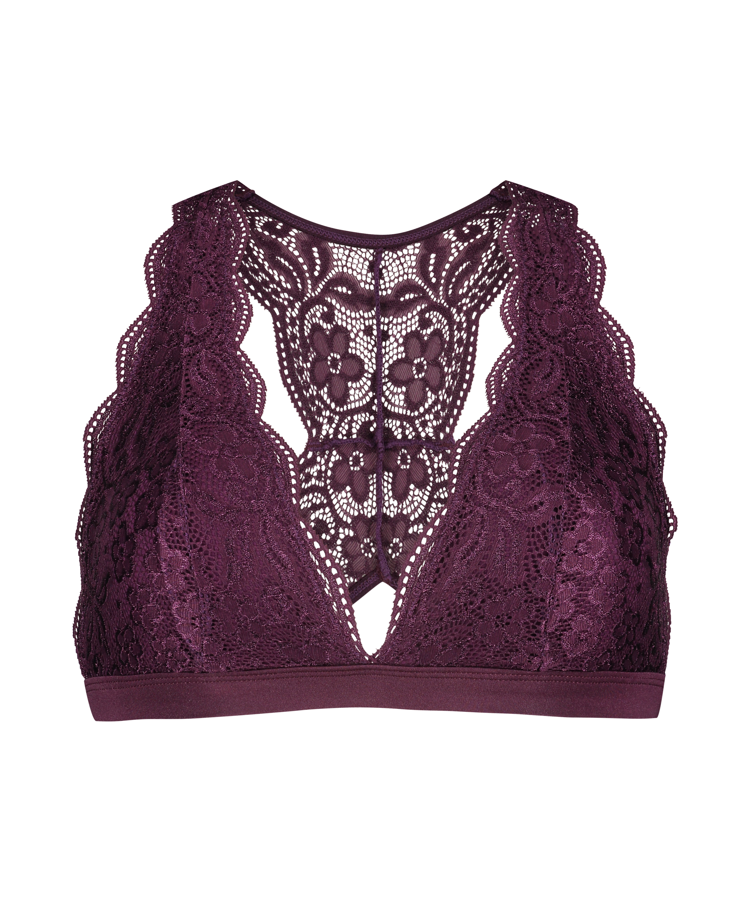 Halter racerback bralette, Purple, main