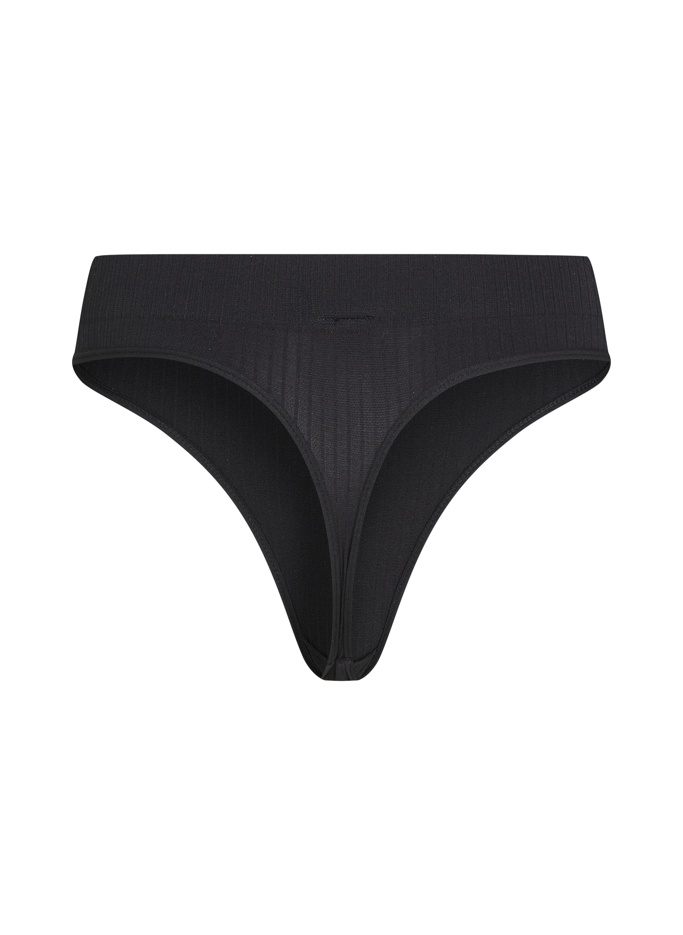 Dianne High Leg Thong, Black, main