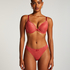 Marine Padded Underwired Push-Up Bra, Red