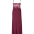 Nora Lace Long Slip Dress, Purple