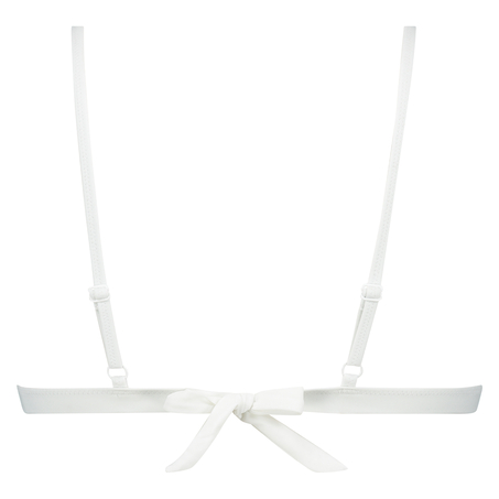 Pride triangle bikini top, White