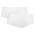 2 Cotton Boxers Kim, White