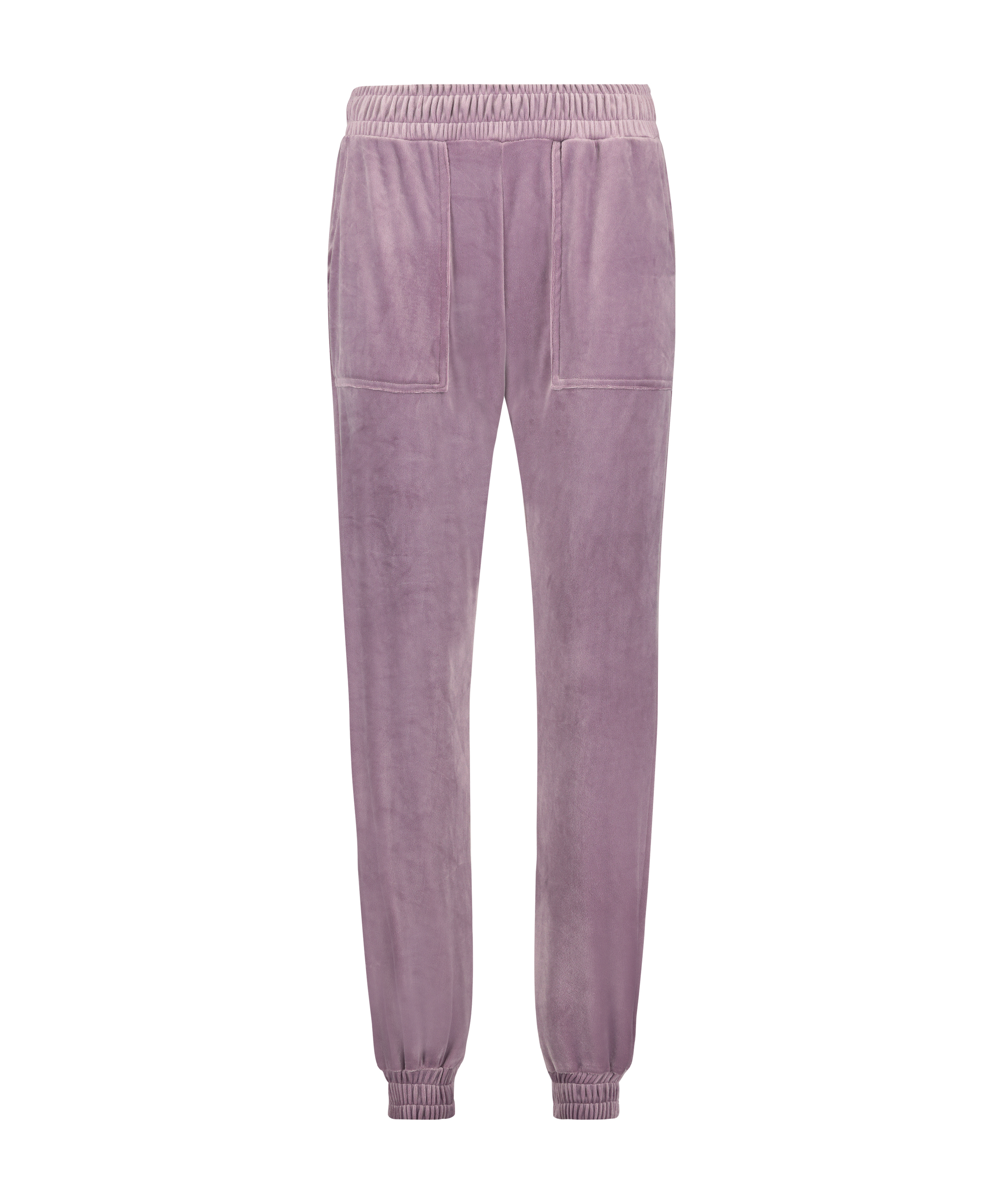Tall Velours Jogging Bottoms, Purple, main