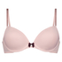 Plunge Padded Underwired Bra, Pink