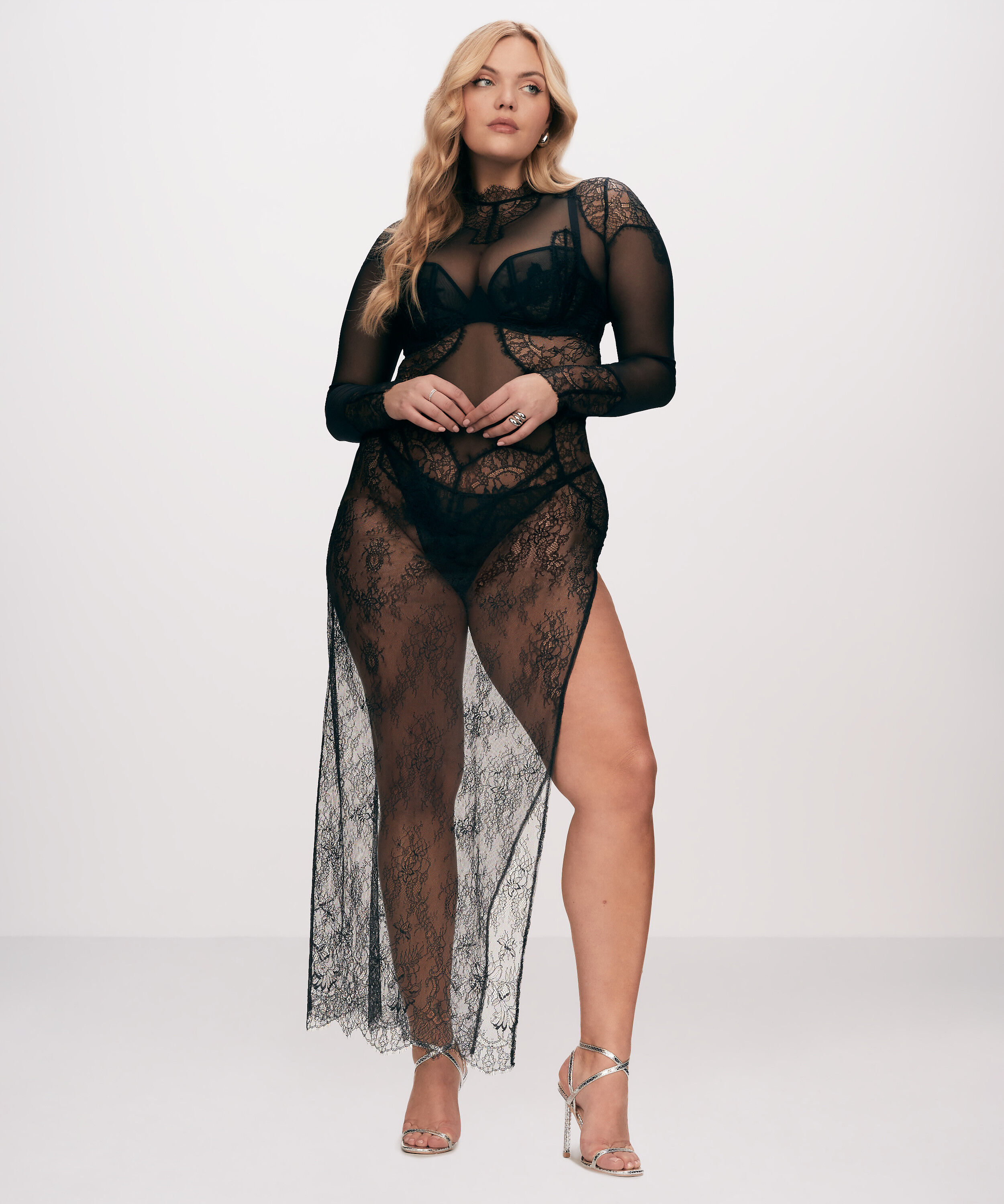 Melisande Slip dress, Black