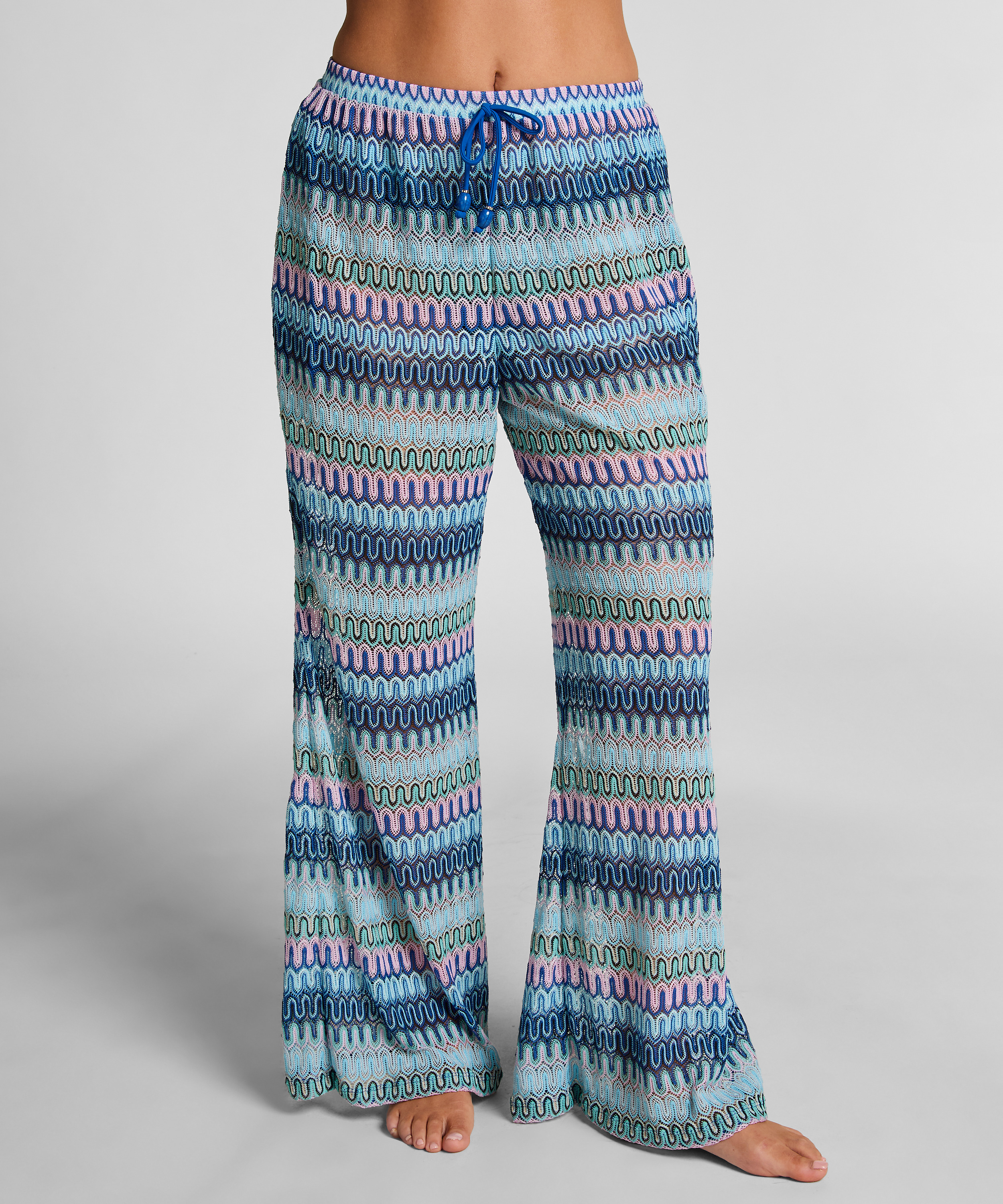 Cali Crochet Pants, Blue, main