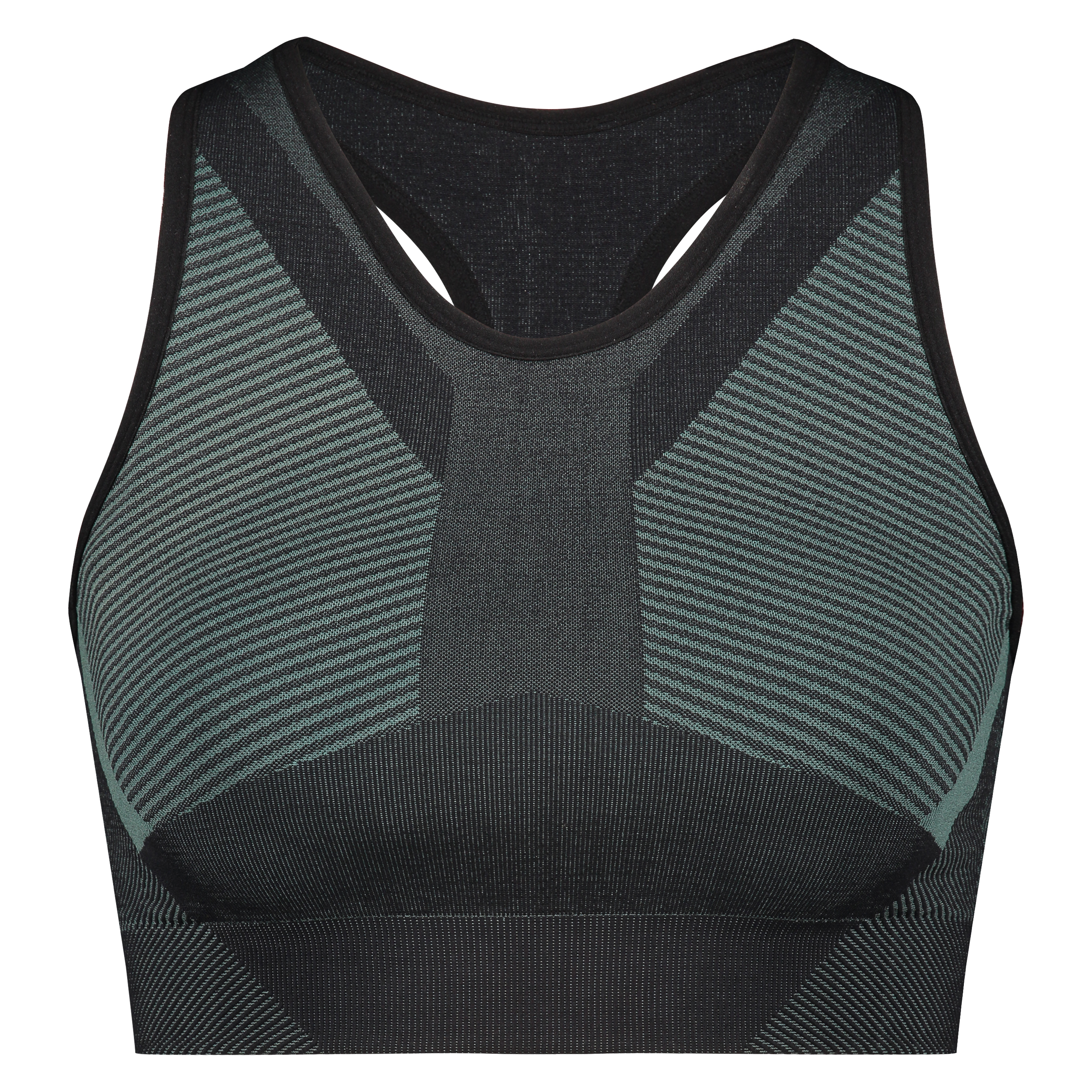 HKMX Sports bra The Motion Level 2, Green, main