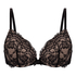 Teddy Padded Underwired Push-Up Bra, Black