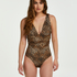 Leopard swimsuit, Brown