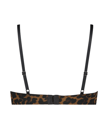 Bliss Padded Underwired Push-Up Bra, Black