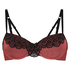 Lina Padded Underwired Bra, Red