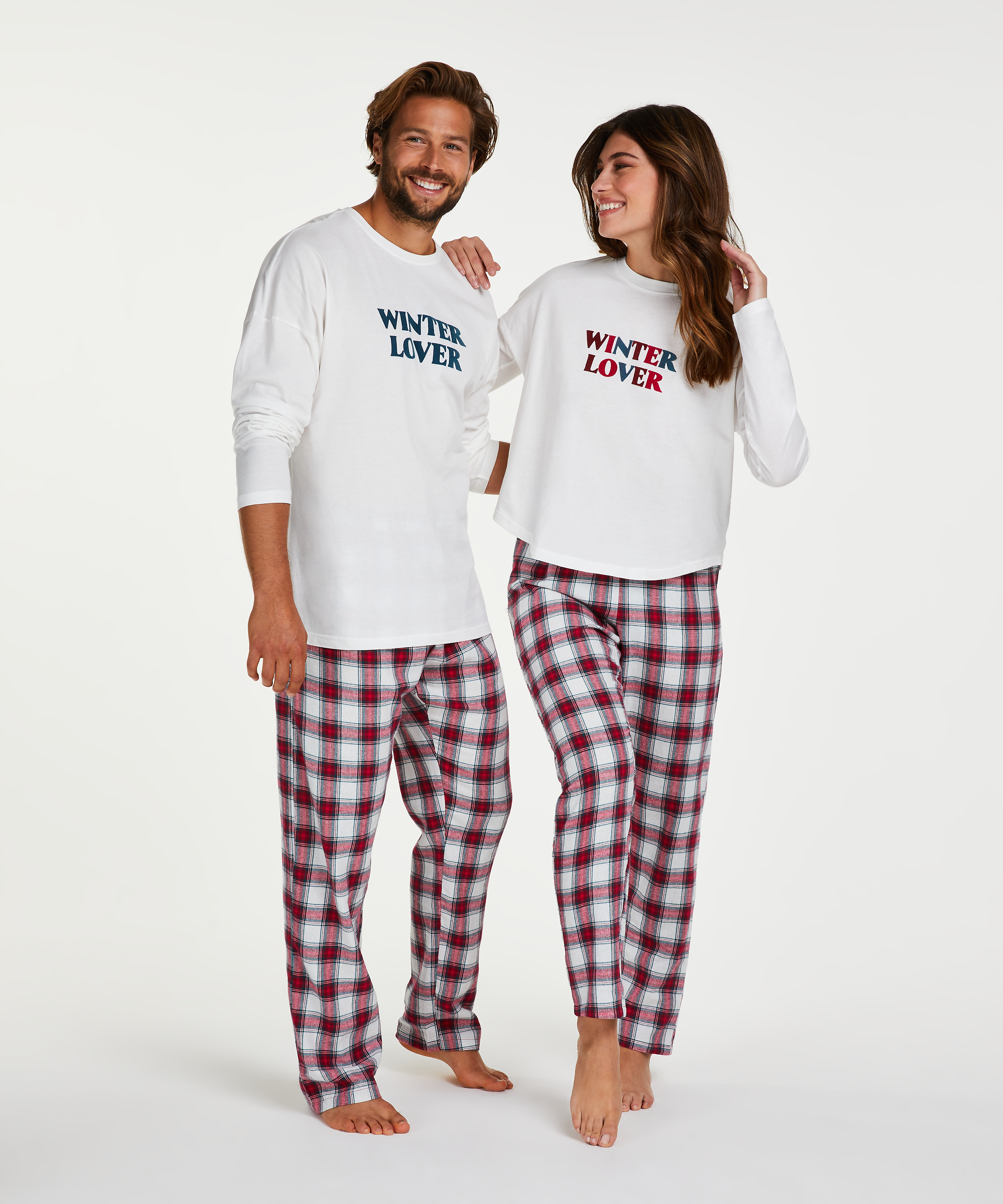Men's pyjama set, Red, main