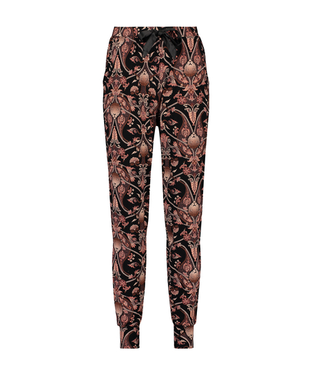 Jersey Pyjama Pants, Black