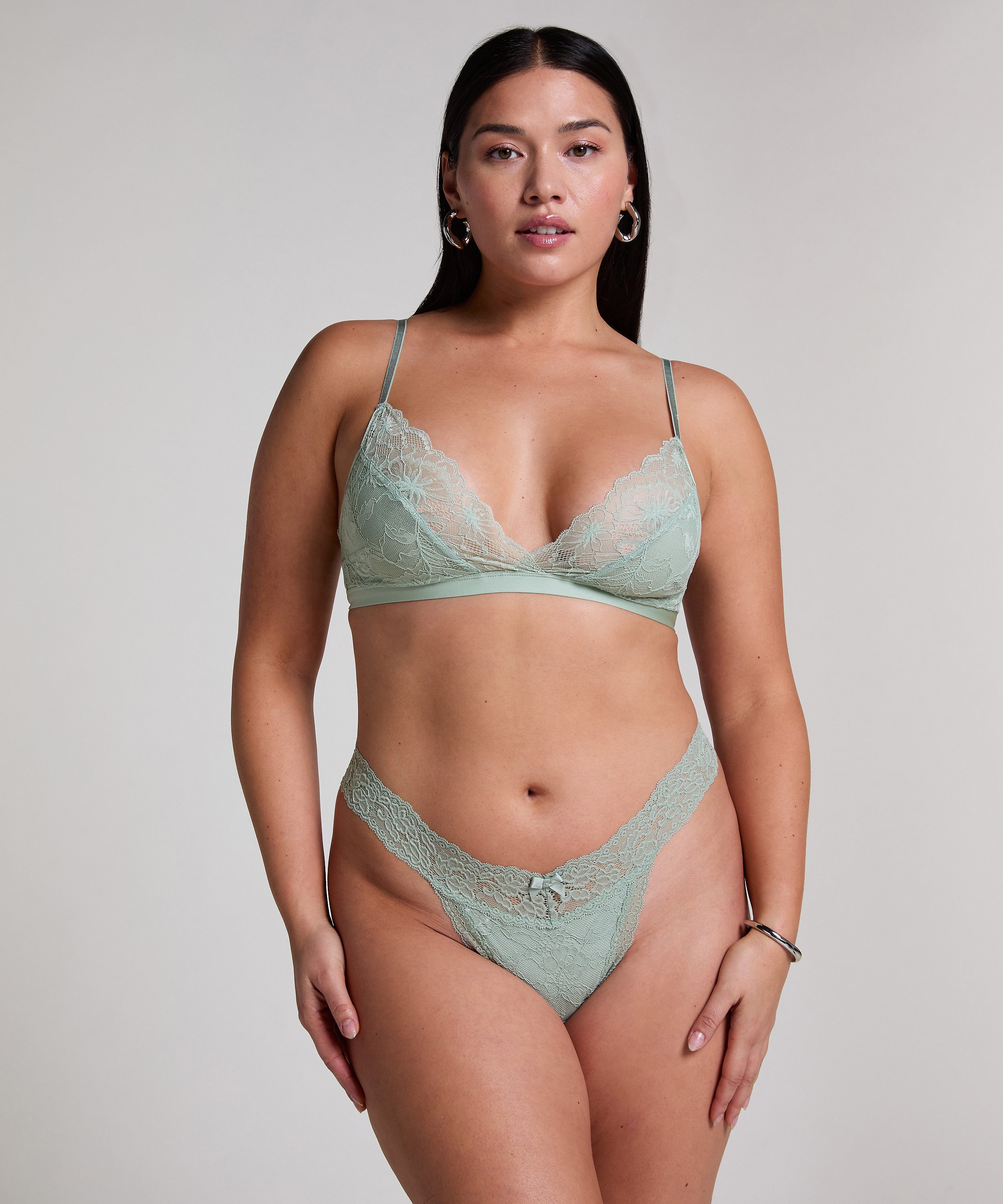 Stormi Bralette, Green, main