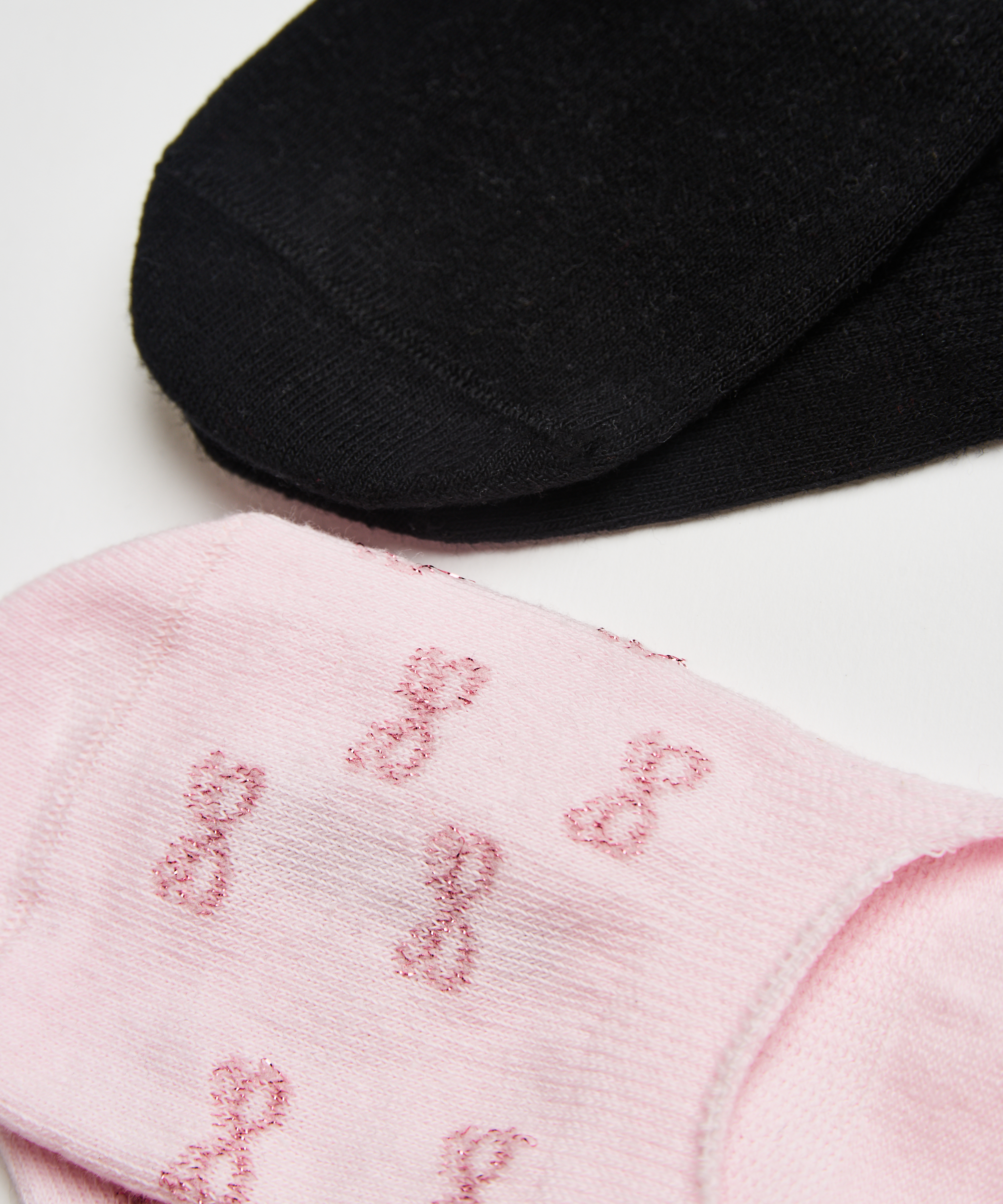 2 Pairs Footsies, Pink, main