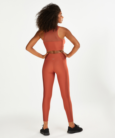 HKMX Shine on Sports cropped tanktop, Brown