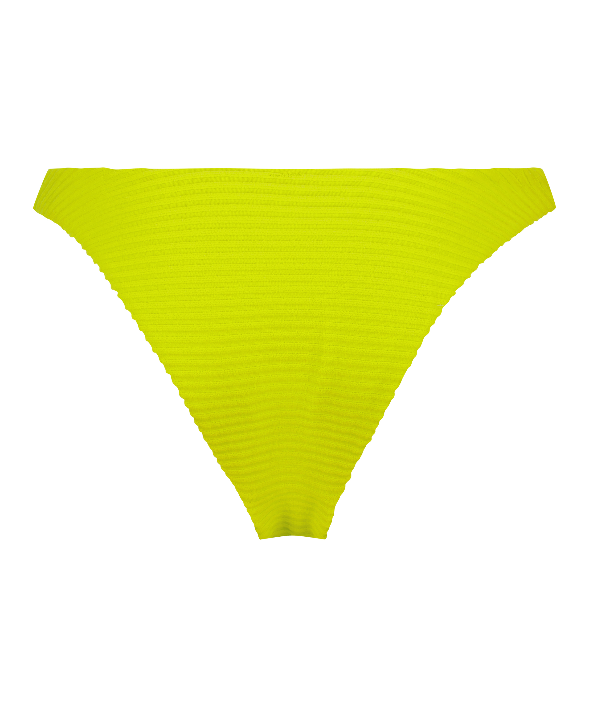 Glow high-leg bikini bottoms, Yellow, main