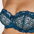 Latrice Padded Strapless Underwired Bra, Blue
