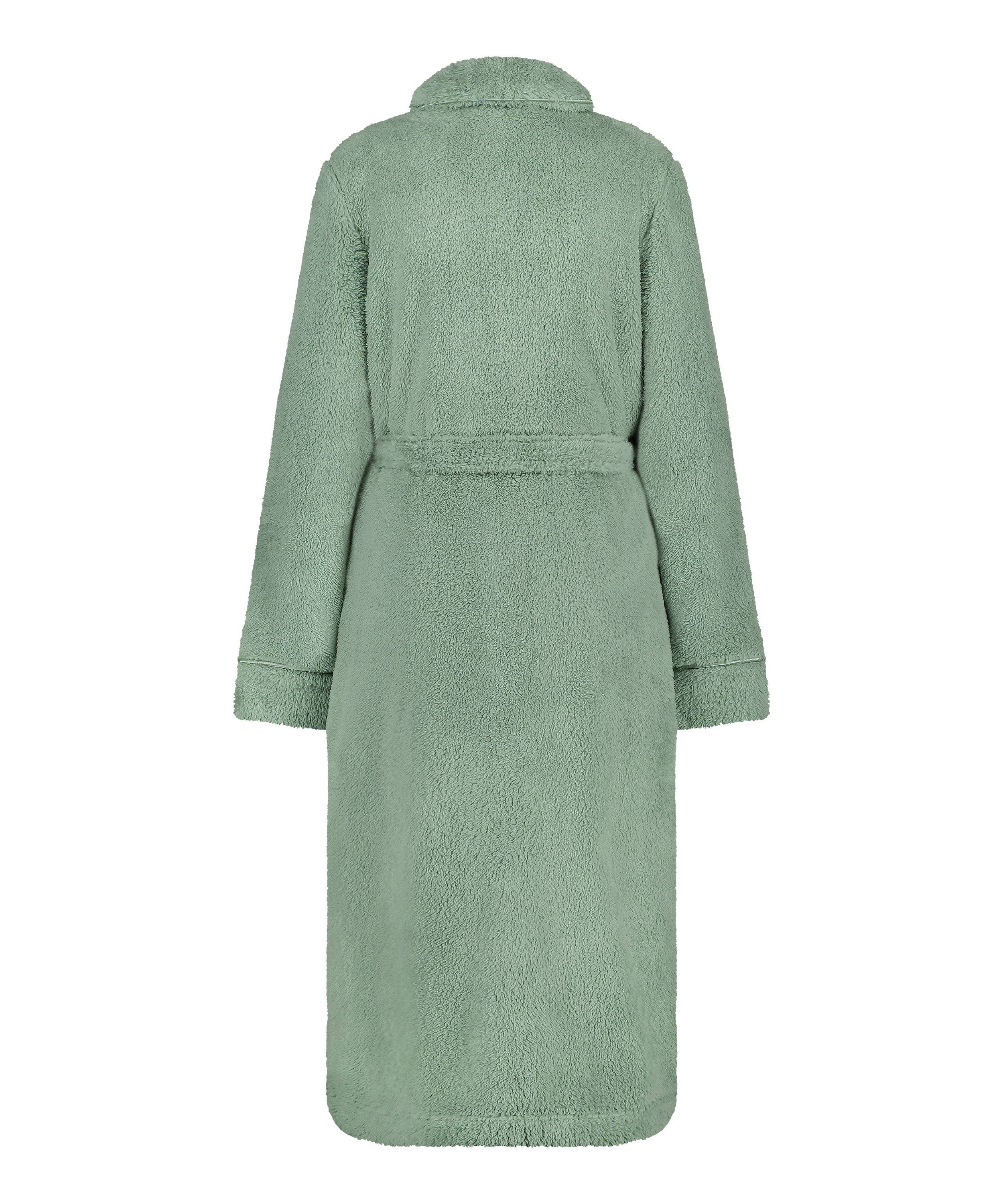 Fleece Bathrobe, Green, main