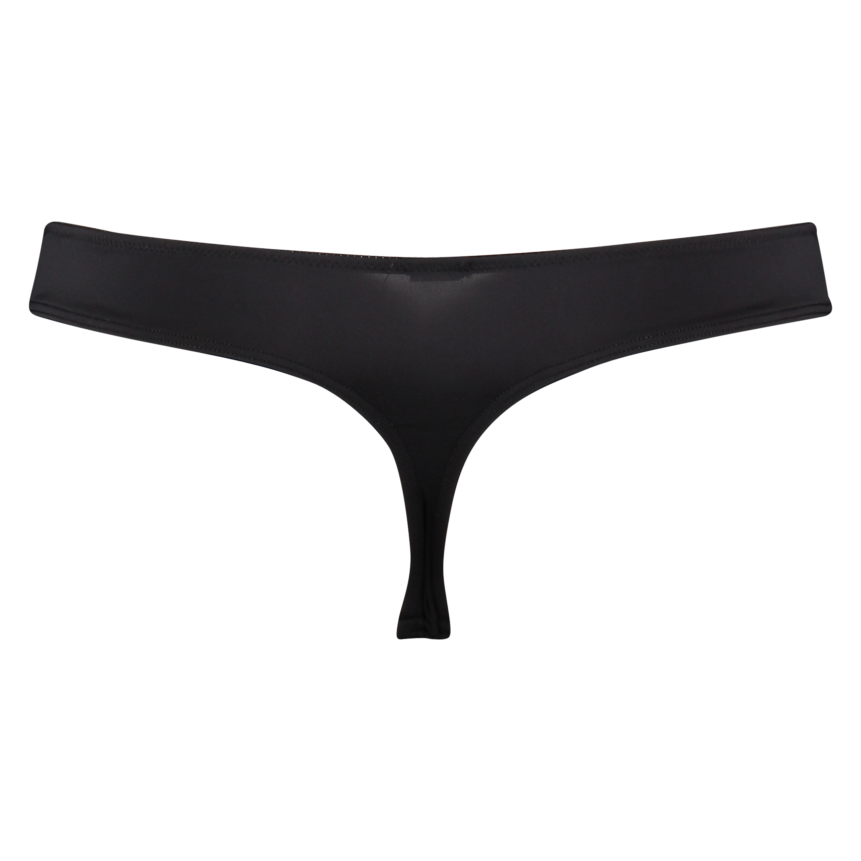 Sheila stripe thong, Black, main