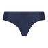 Invisible cotton knickers, Blue