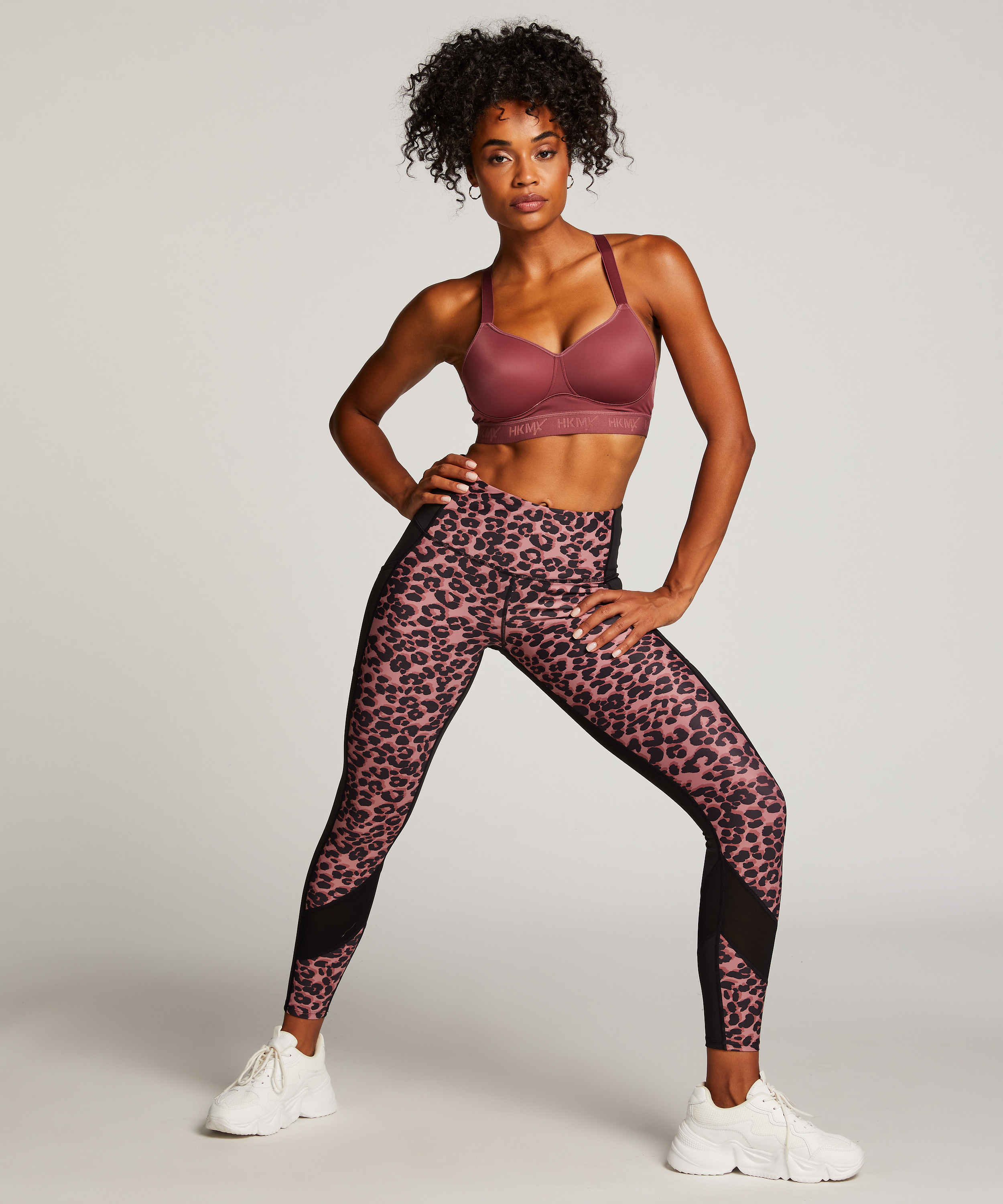 HKMX Oh My Squat High Waisted Leggings, Pink, main