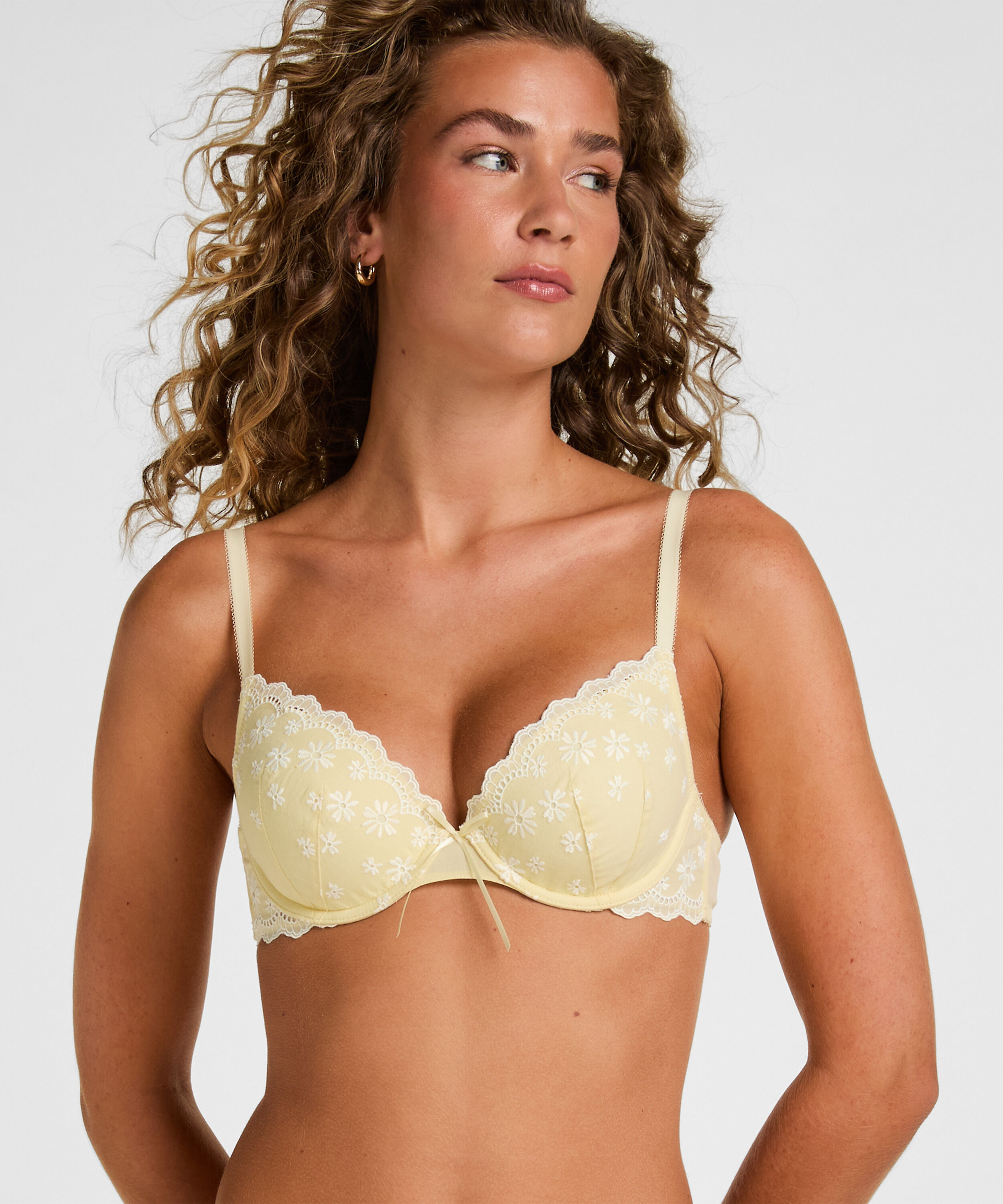 Padded Underwired Bra Gaia, Yellow