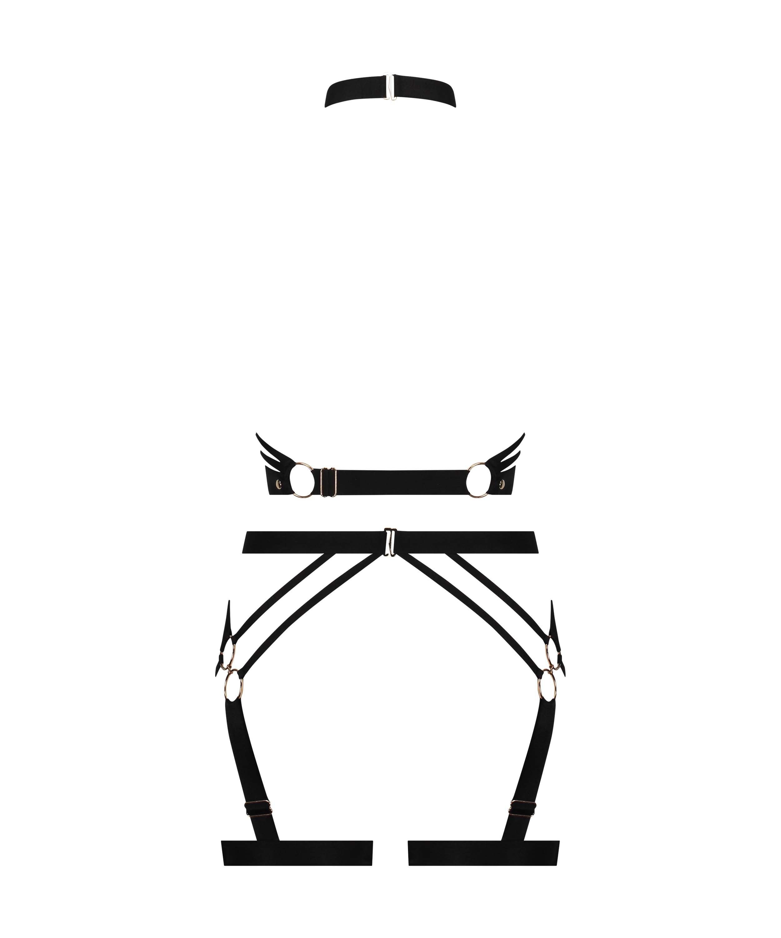 Private Harness, Black, main