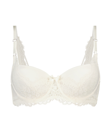 Claire Padded Underwired Bra, White