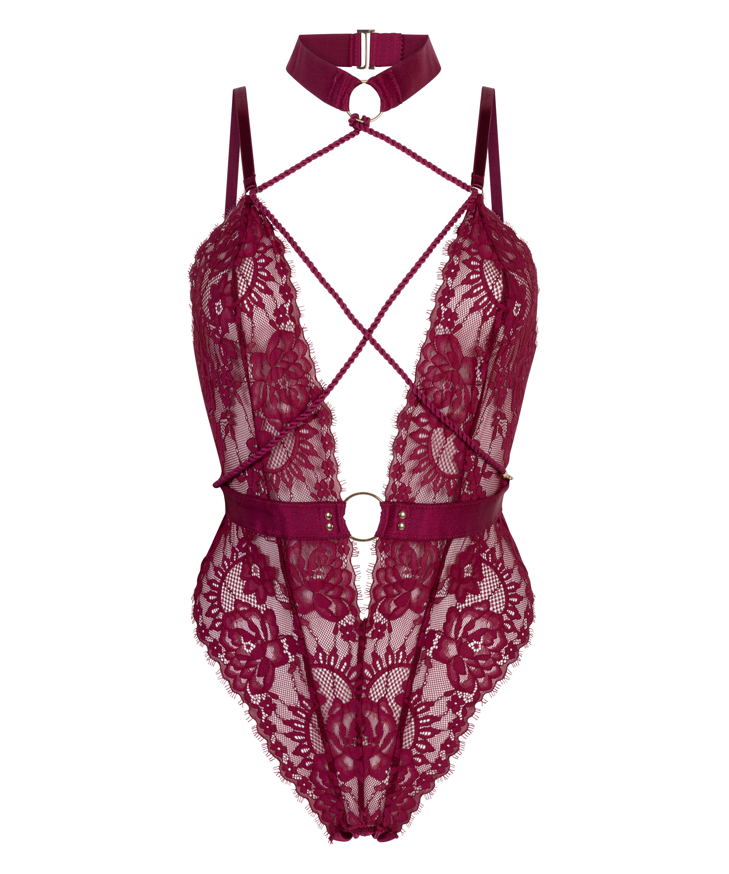 Private Brandy body open crotch, Red