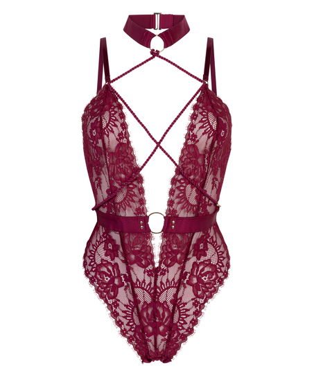 Private Brandy body open crotch, Red