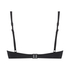 Padded underwired bikini top Luxe Cup E +, Black
