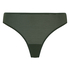 Invisible thong Stripe mesh, Green