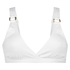 Duran bikini crop top, White