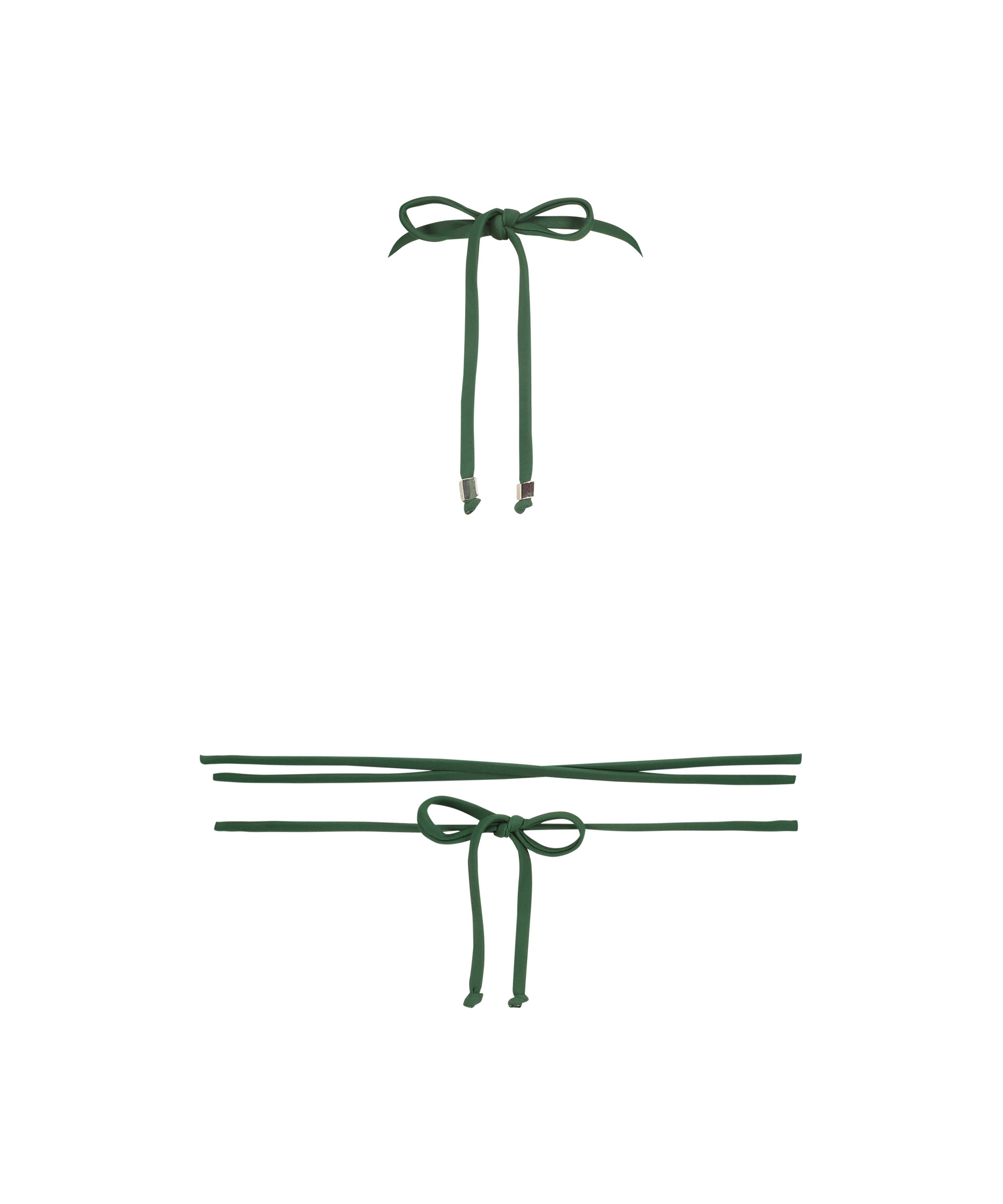Digura triangle bikini top, Green, main