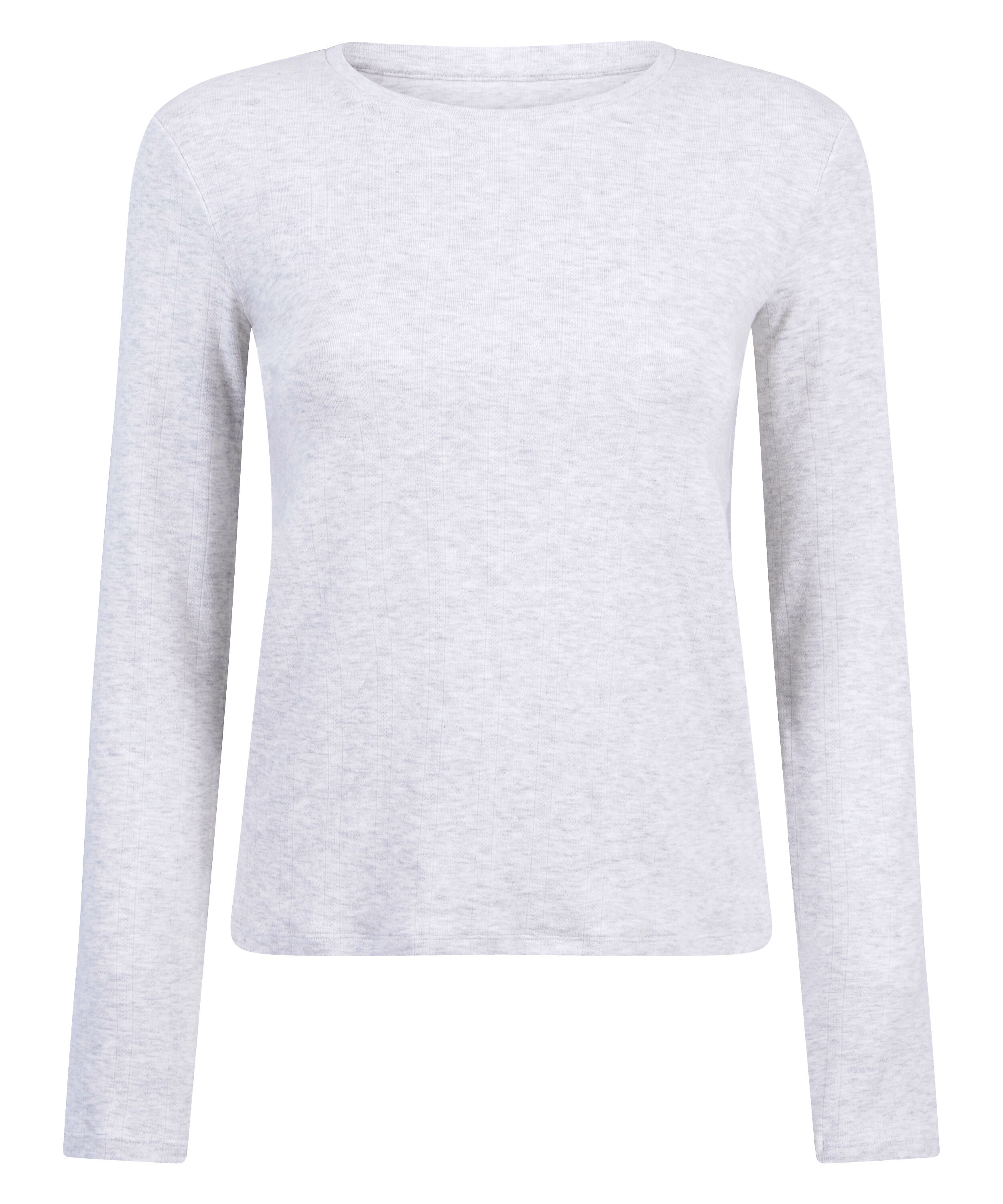 Pyjama top Pointelle, Grey