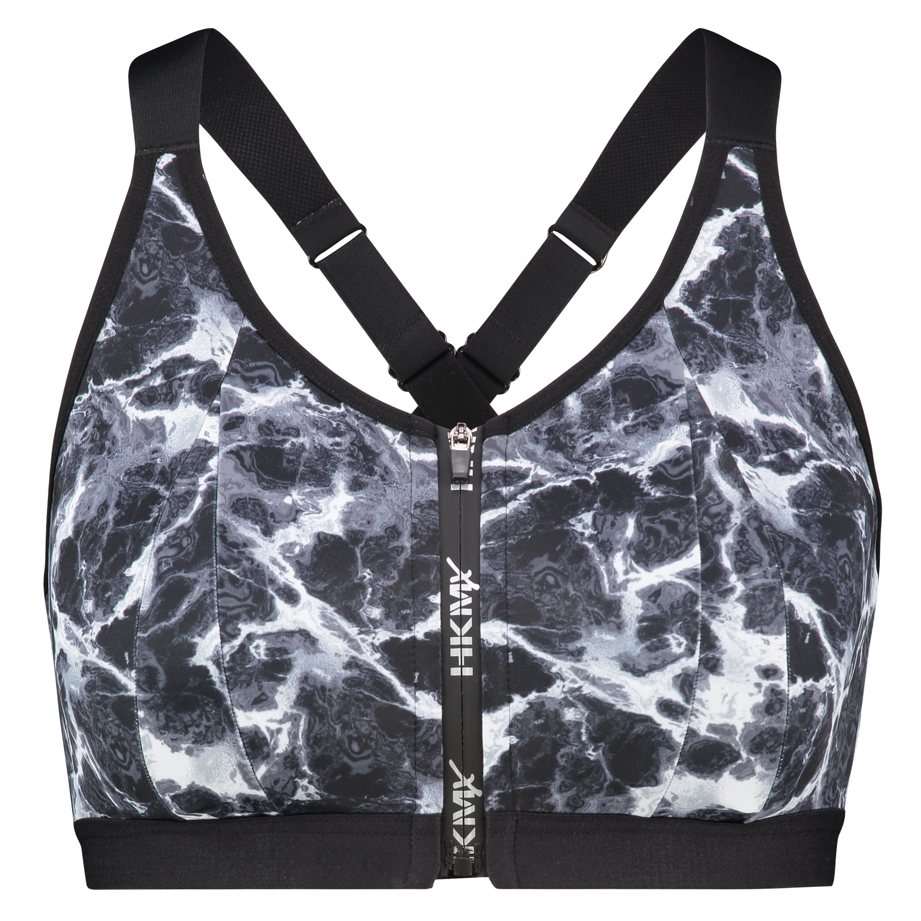 HKMX Sports bra The Pro Level 3, Black, main