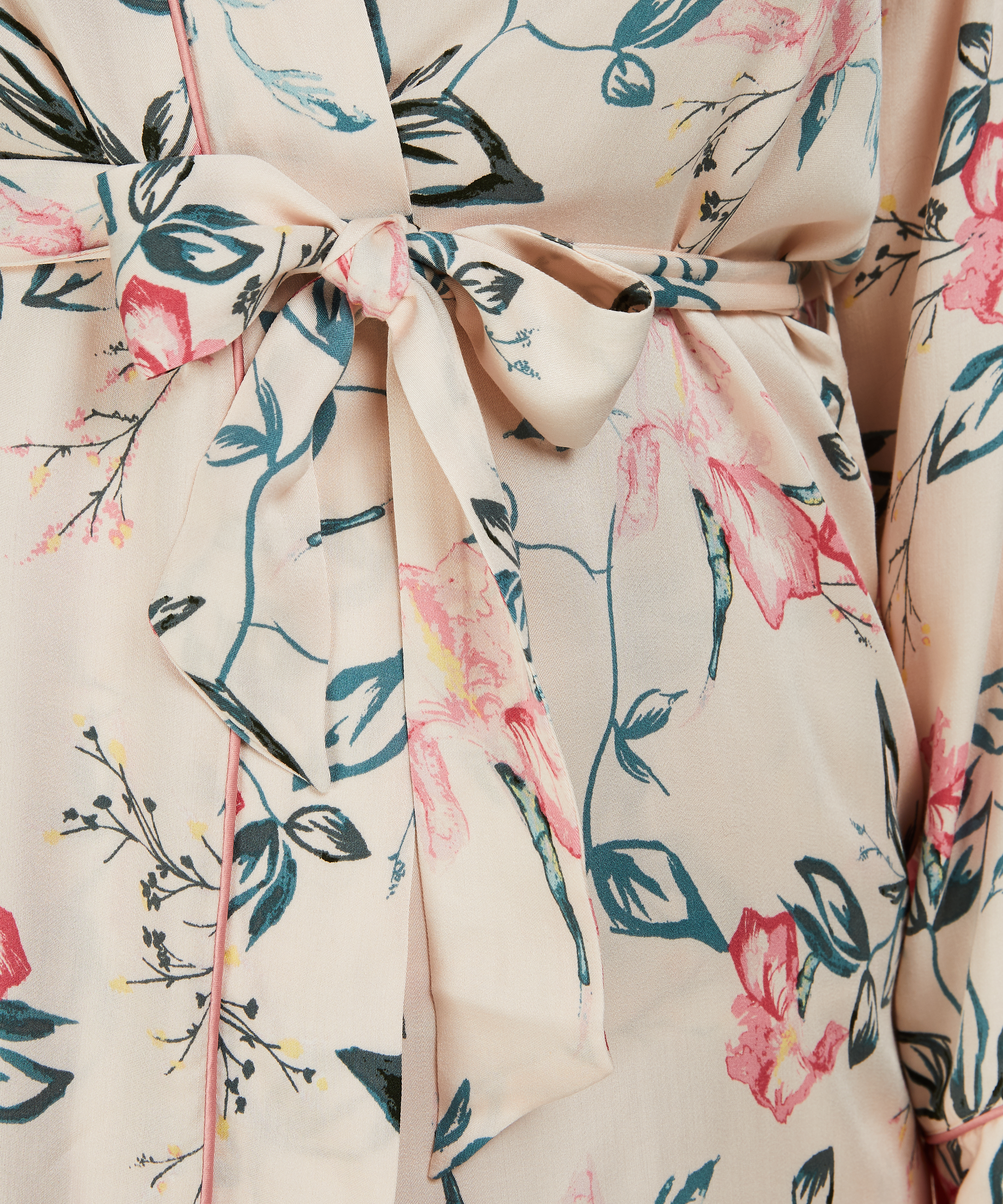 Woven Kimono, Beige, main