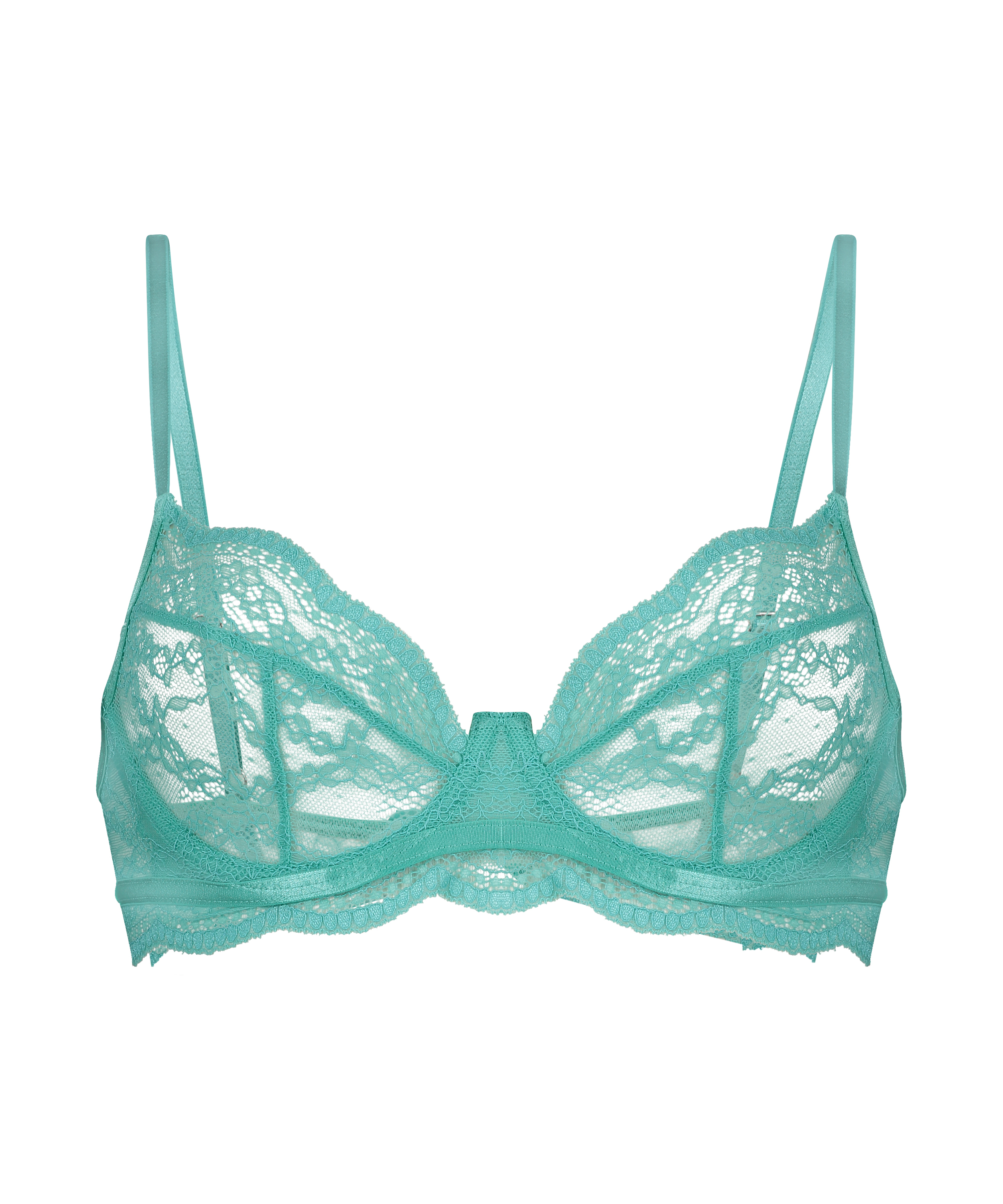 Isabelle Non-Padded Underwired Bra, Green, main