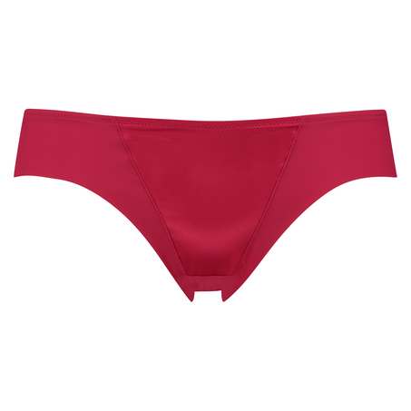 Satin Fleece Brief, Red