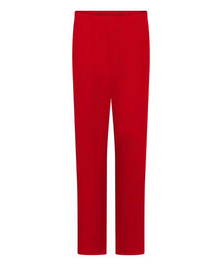 Brushed Jersey Trousers, Red
