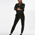 HKMX Velvet Sports Pants, Black