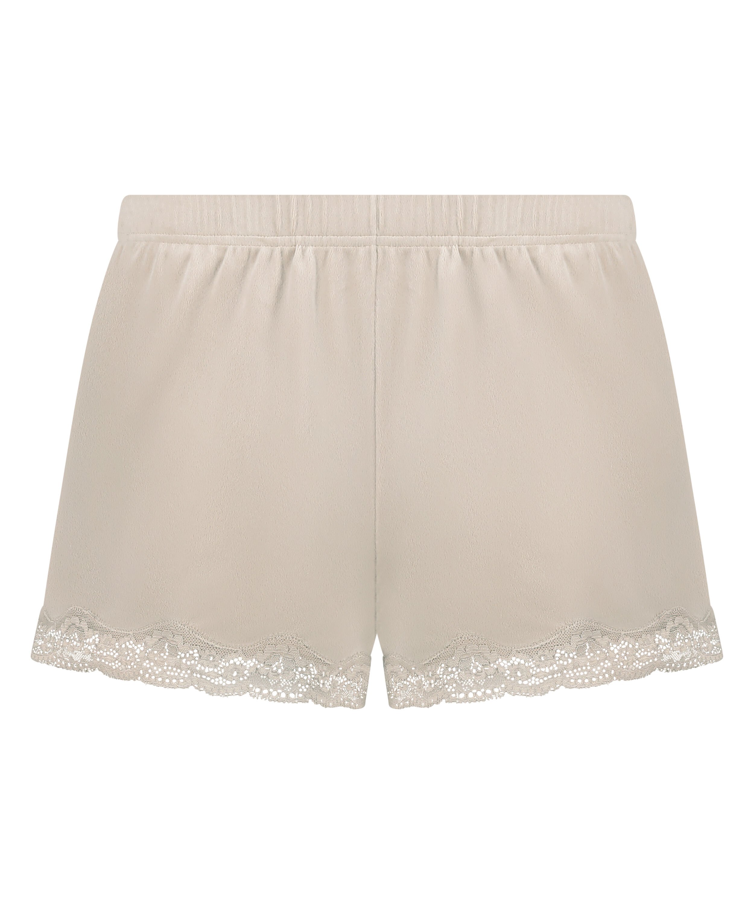Short Velours Lace, Beige