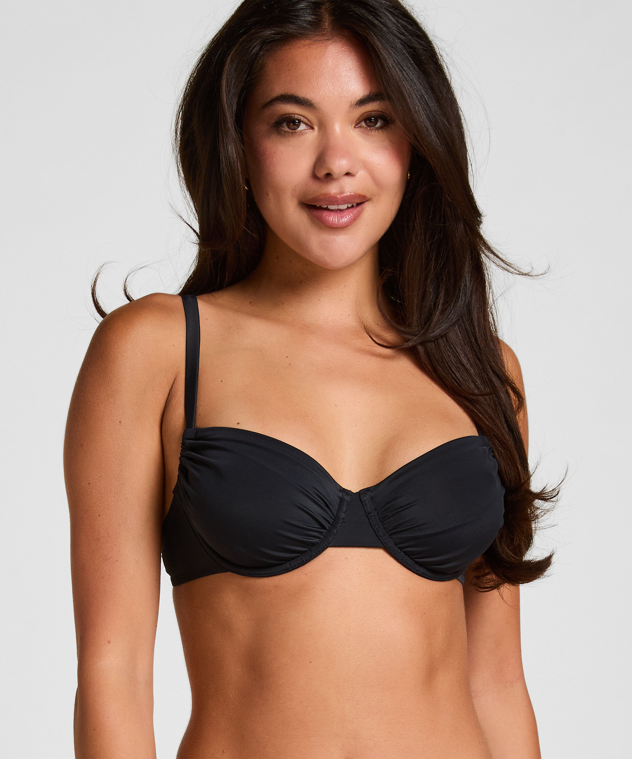 Padded Underwired Bikini Top Bardolino, Black Padded Underwired Bikini Top Bardolino, Black