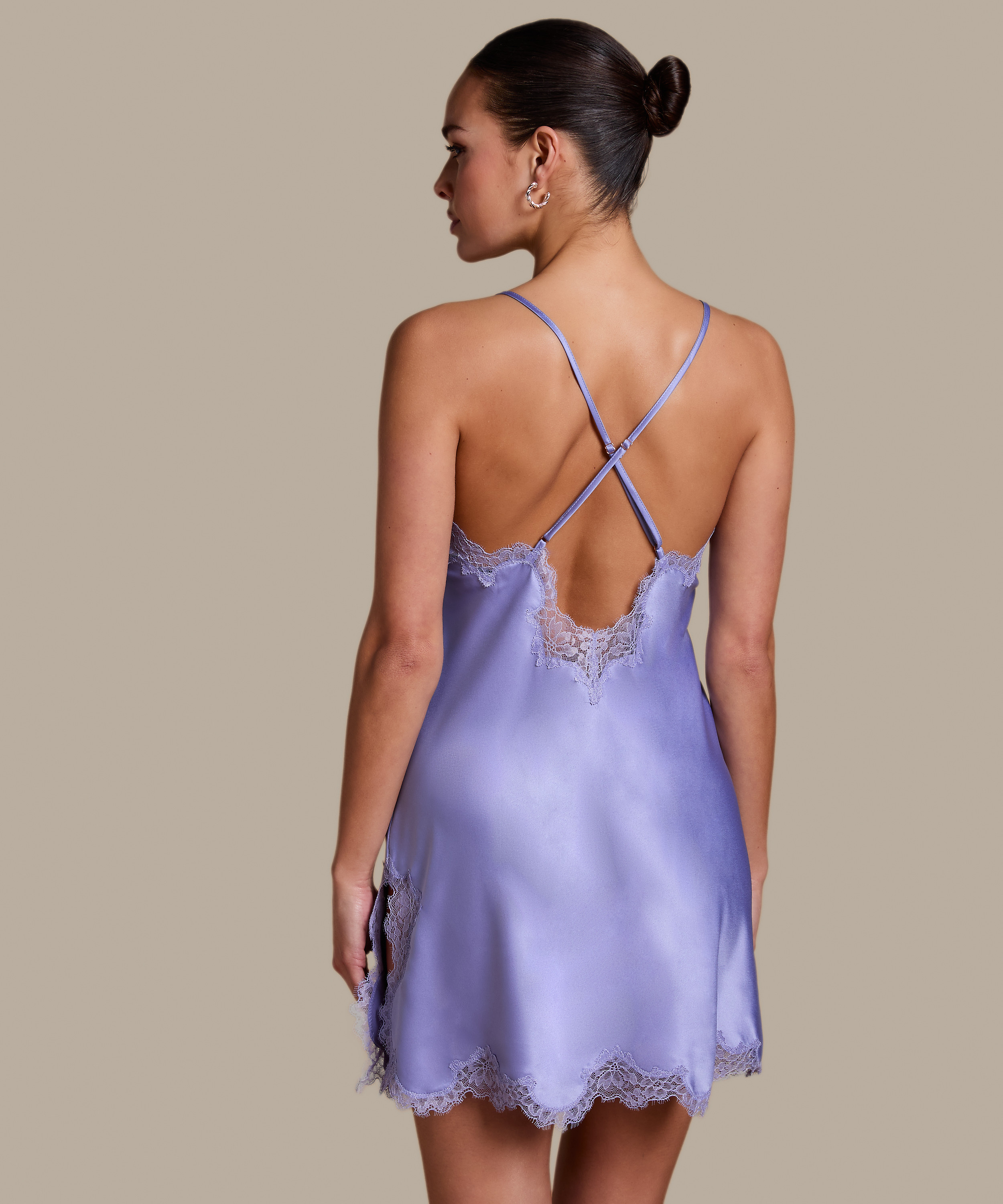 Sophia Slip Dress, Purple, main