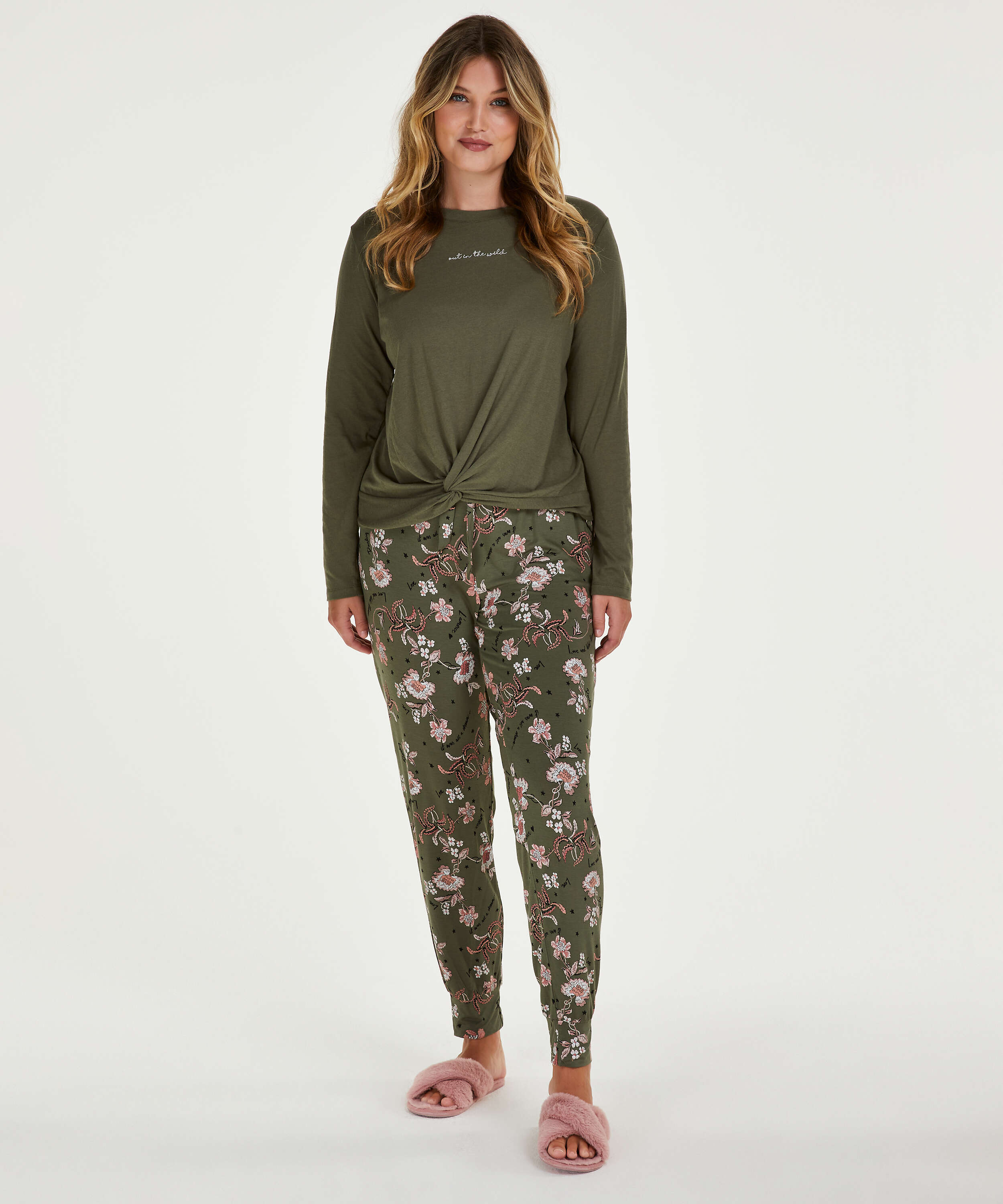 Long sleeve top Jersey Knot, Green, main