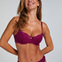 Marine Padded Underwired Bra, Purple