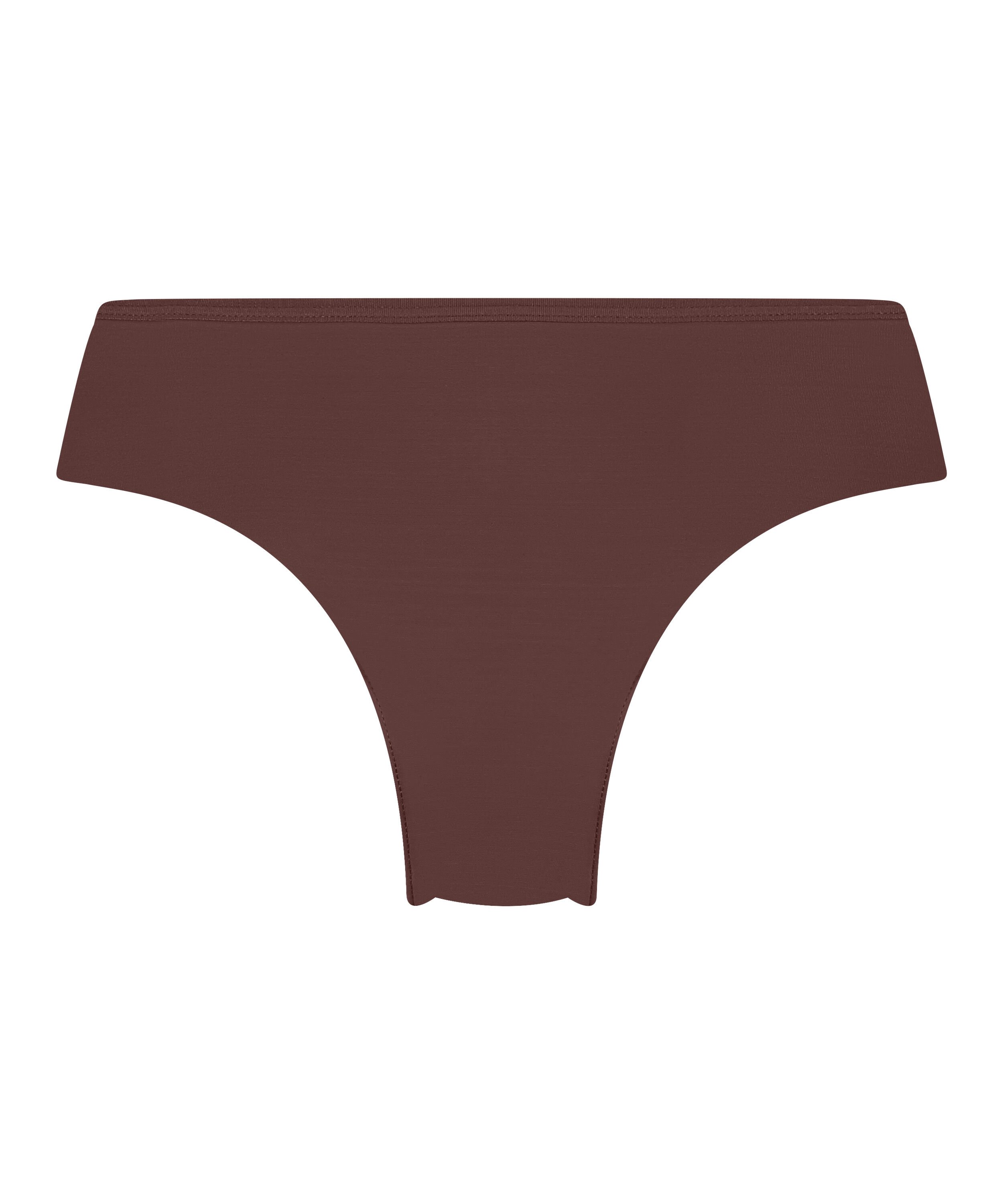 Invisible Lace Back Brazilian, Brown