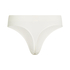 Dianne High Leg Thong, White