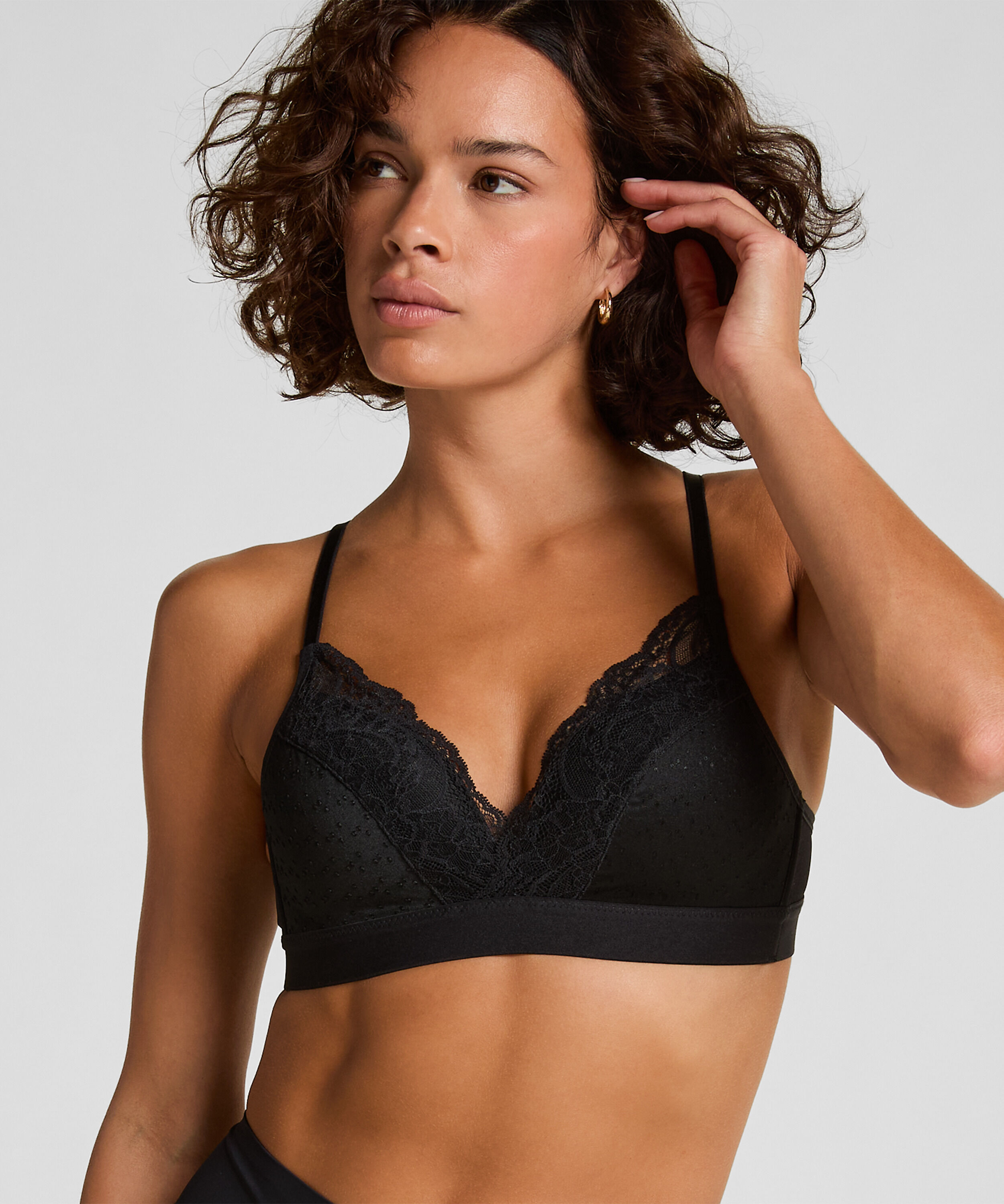 Sophie Padded Non-wired Bra, Black